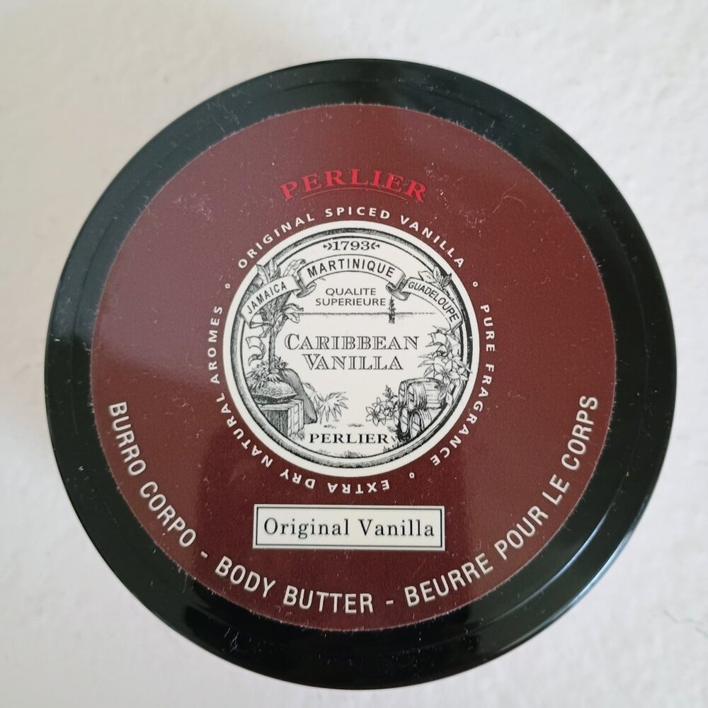 BNWT PERLIER CARIBBEAN VANILLA BODY BUTTER FULL SIZE